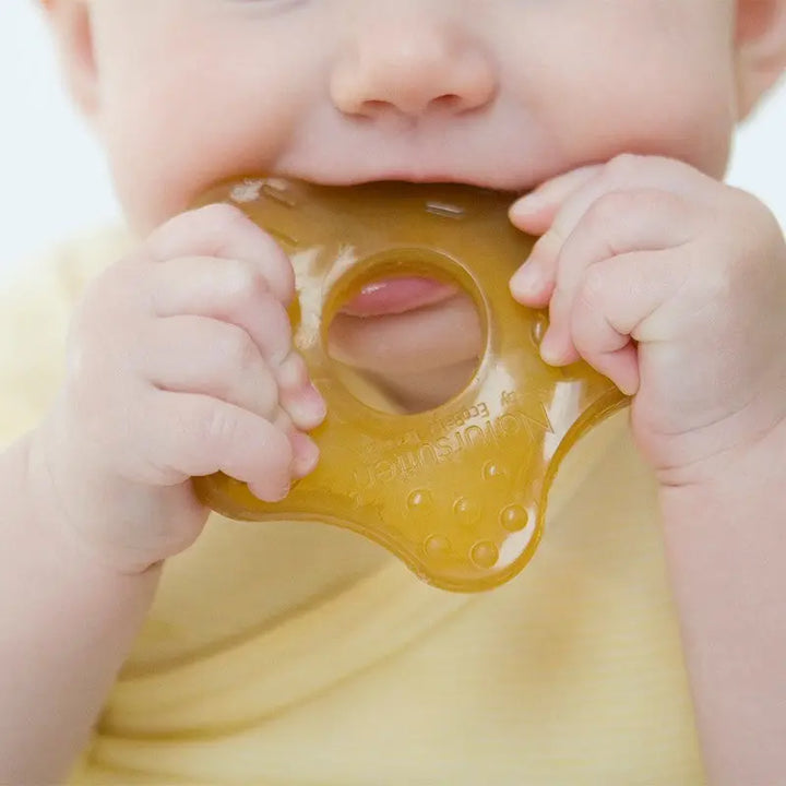 Natural starfish teether-New Baby-Natursutten-Blue Almonds-London-South Kensington