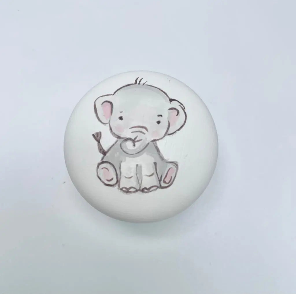 Hand-painted knobs - safari-Nursery & Beyond-Blue Almonds-Blue Almonds-London-South Kensington