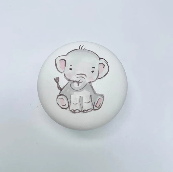 Hand-painted knobs - safari-Nursery & Beyond-Blue Almonds-Blue Almonds-London-South Kensington