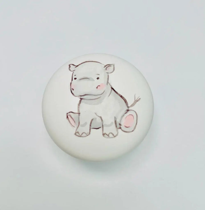 Hand-painted knobs - safari-Nursery & Beyond-Blue Almonds-Blue Almonds-London-South Kensington