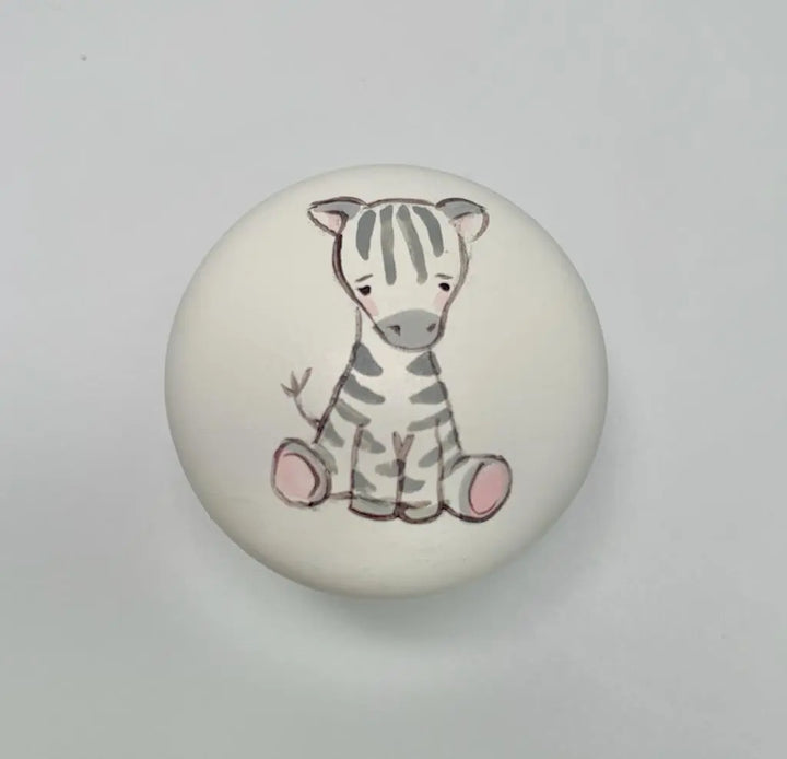 Hand-painted knobs - safari-Nursery & Beyond-Blue Almonds-Blue Almonds-London-South Kensington