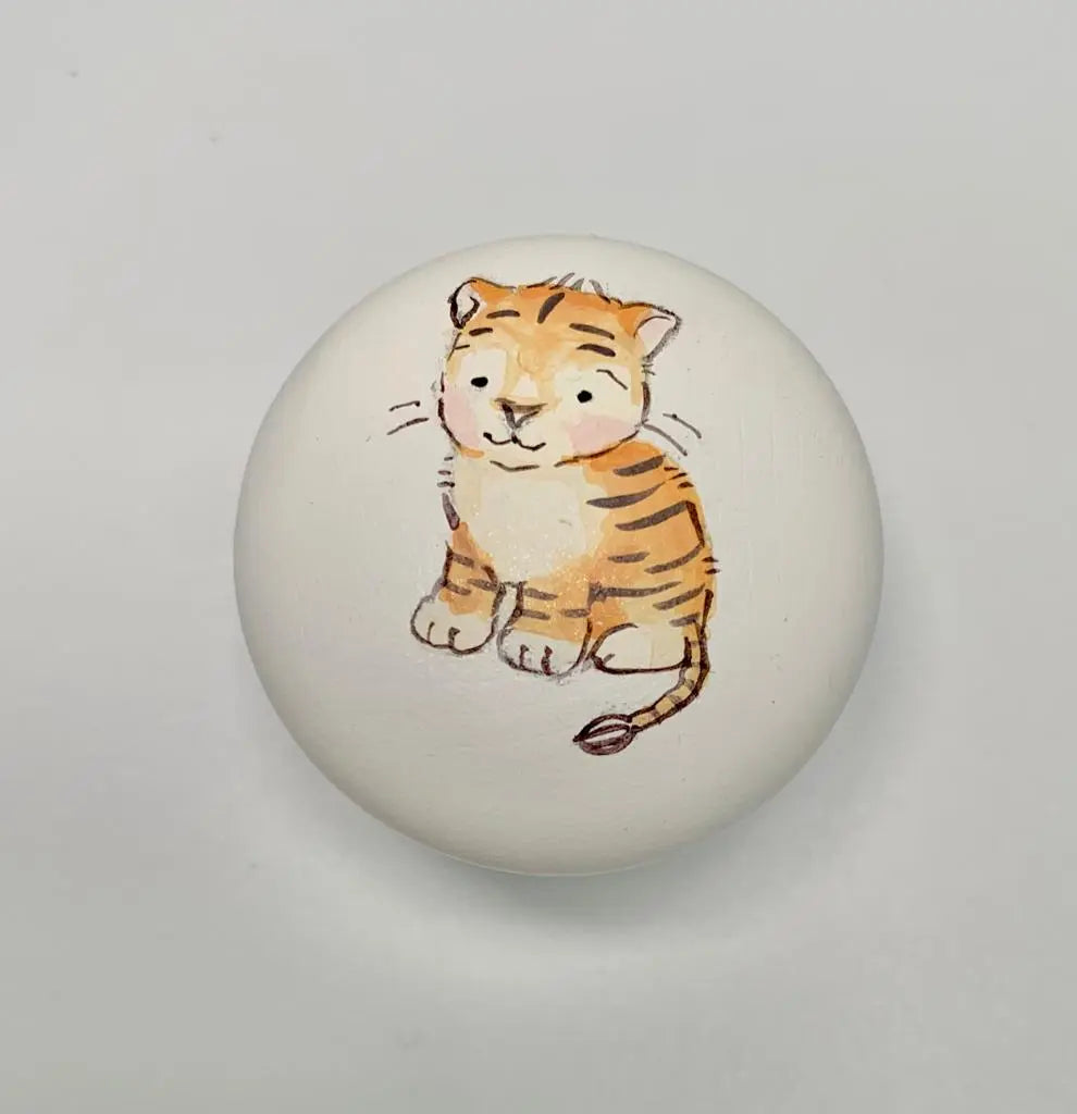 Hand-painted knobs - safari-Nursery & Beyond-Blue Almonds-Blue Almonds-London-South Kensington