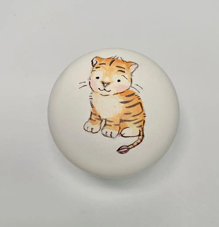 Hand-painted knobs - safari-Nursery & Beyond-Blue Almonds-Blue Almonds-London-South Kensington