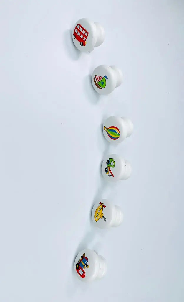 Hand-painted knobs - safari-Nursery & Beyond-Blue Almonds-Blue Almonds-London-South Kensington