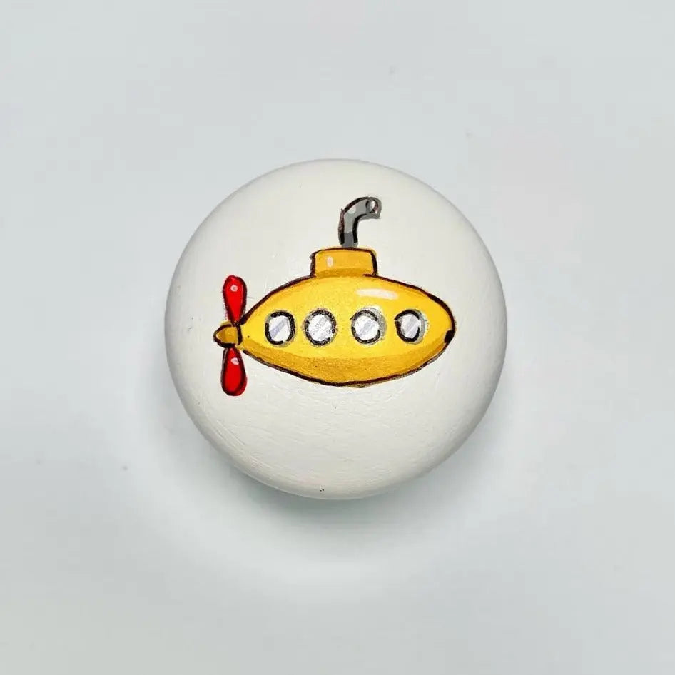 Hand-painted knobs - transport-Nursery & Beyond-Blue Almonds-Blue Almonds-London-South Kensington