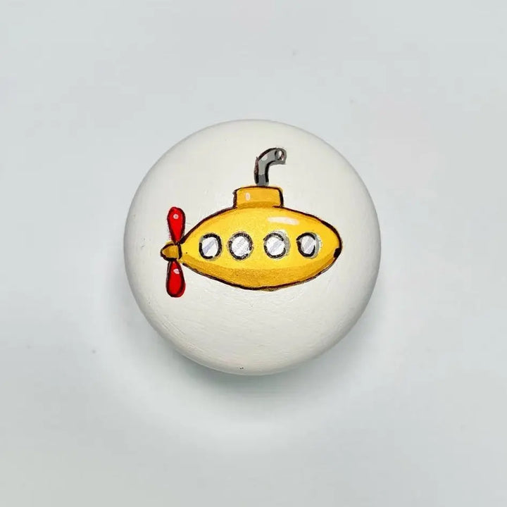 Hand-painted knobs - transport-Nursery & Beyond-Blue Almonds-Blue Almonds-London-South Kensington