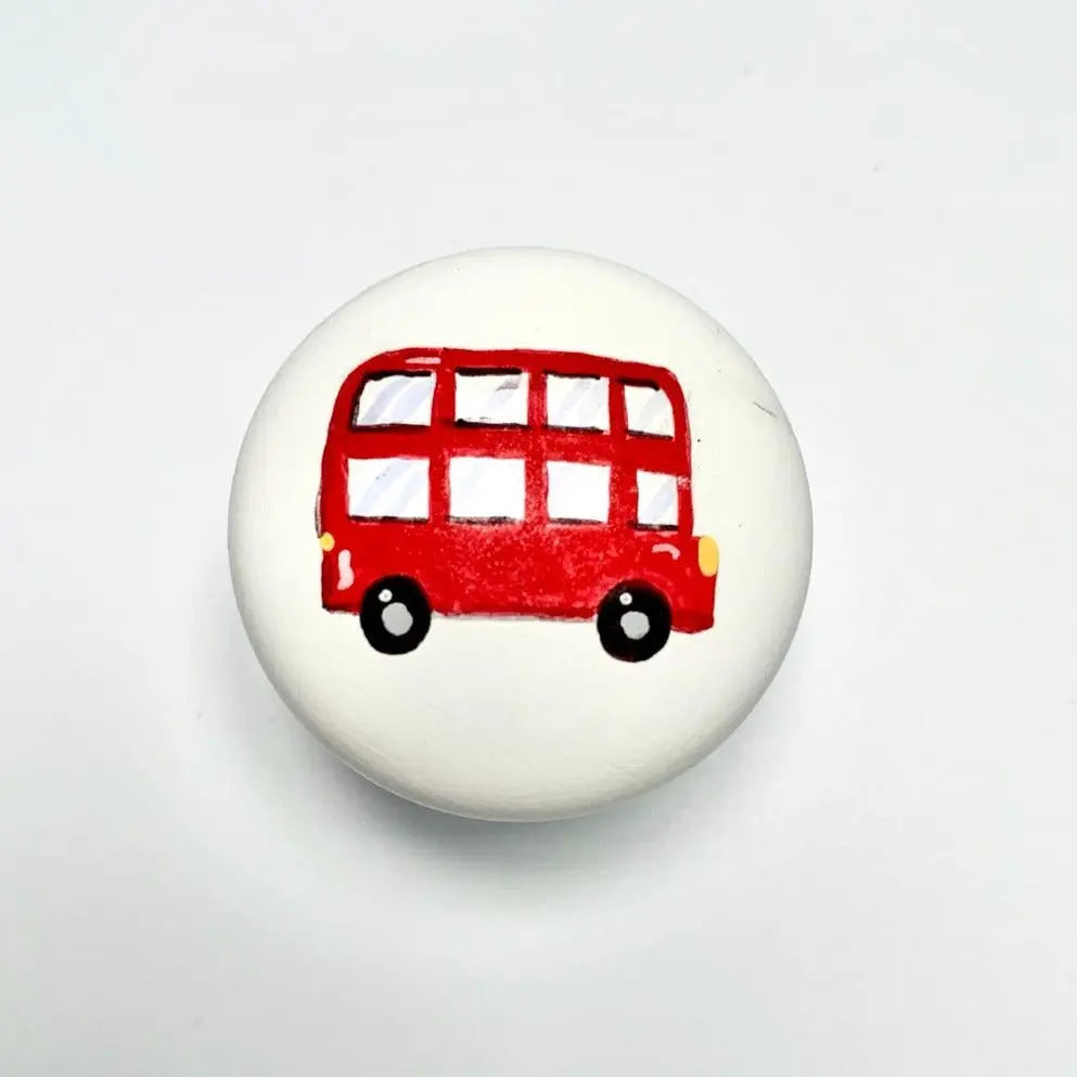 Hand-painted knobs - transport-Nursery & Beyond-Blue Almonds-Blue Almonds-London-South Kensington