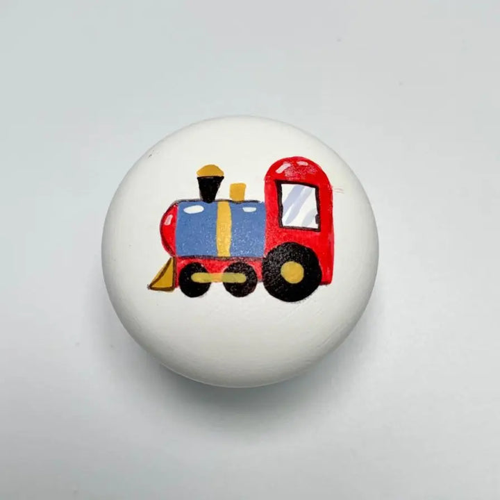 Hand-painted knobs - transport-Nursery & Beyond-Blue Almonds-Blue Almonds-London-South Kensington
