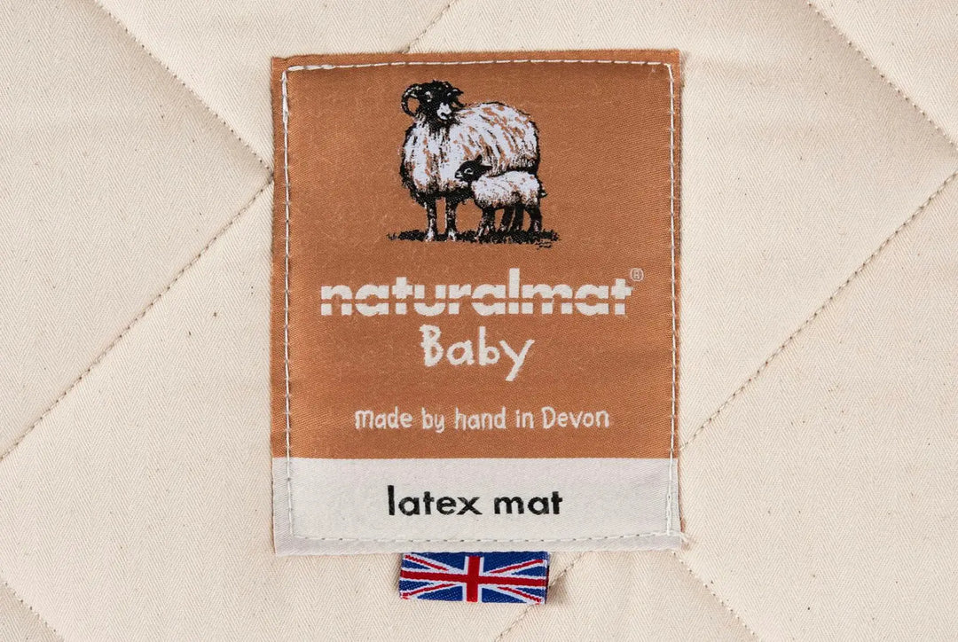 Organic quilted latex mattress-Nursery & Beyond-Naturalmat-Blue Almonds-London-South Kensington