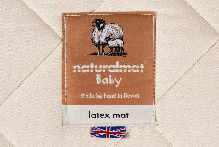 Organic quilted latex mattress-Nursery & Beyond-Naturalmat-Blue Almonds-London-South Kensington