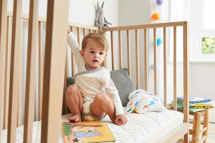 Organic quilted latex mattress-Nursery & Beyond-Naturalmat-Blue Almonds-London-South Kensington