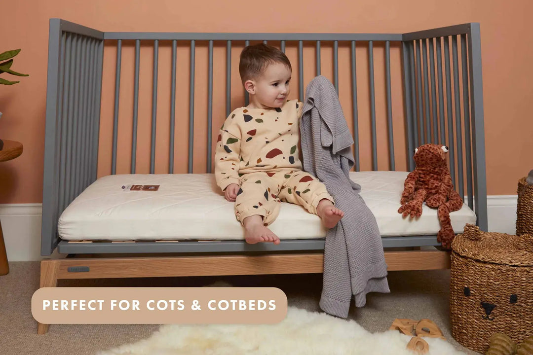 Organic quilted latex mattress-Nursery & Beyond-Naturalmat-Blue Almonds-London-South Kensington