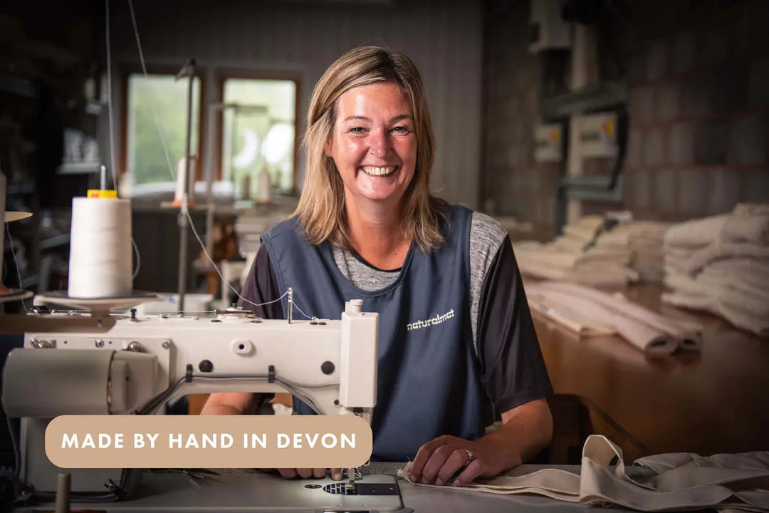 Organic quilted latex mattress-Nursery & Beyond-Naturalmat-Blue Almonds-London-South Kensington