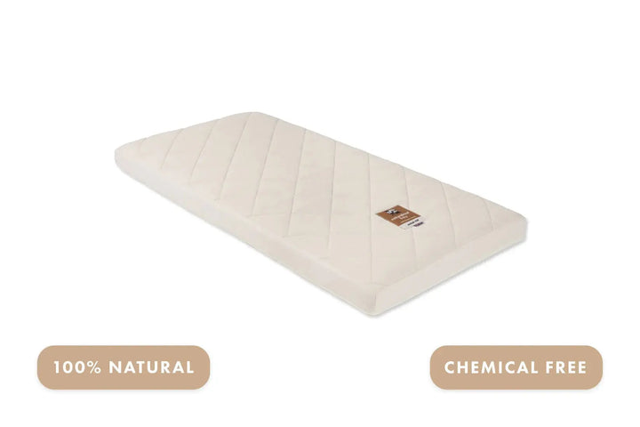 Organic quilted mohair mattress-Nursery & Beyond-Naturalmat-Blue Almonds-London-South Kensington