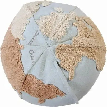 Pouffe "world map"-Nursery & Beyond-Lorena Canals-Blue Almonds-London-South Kensington