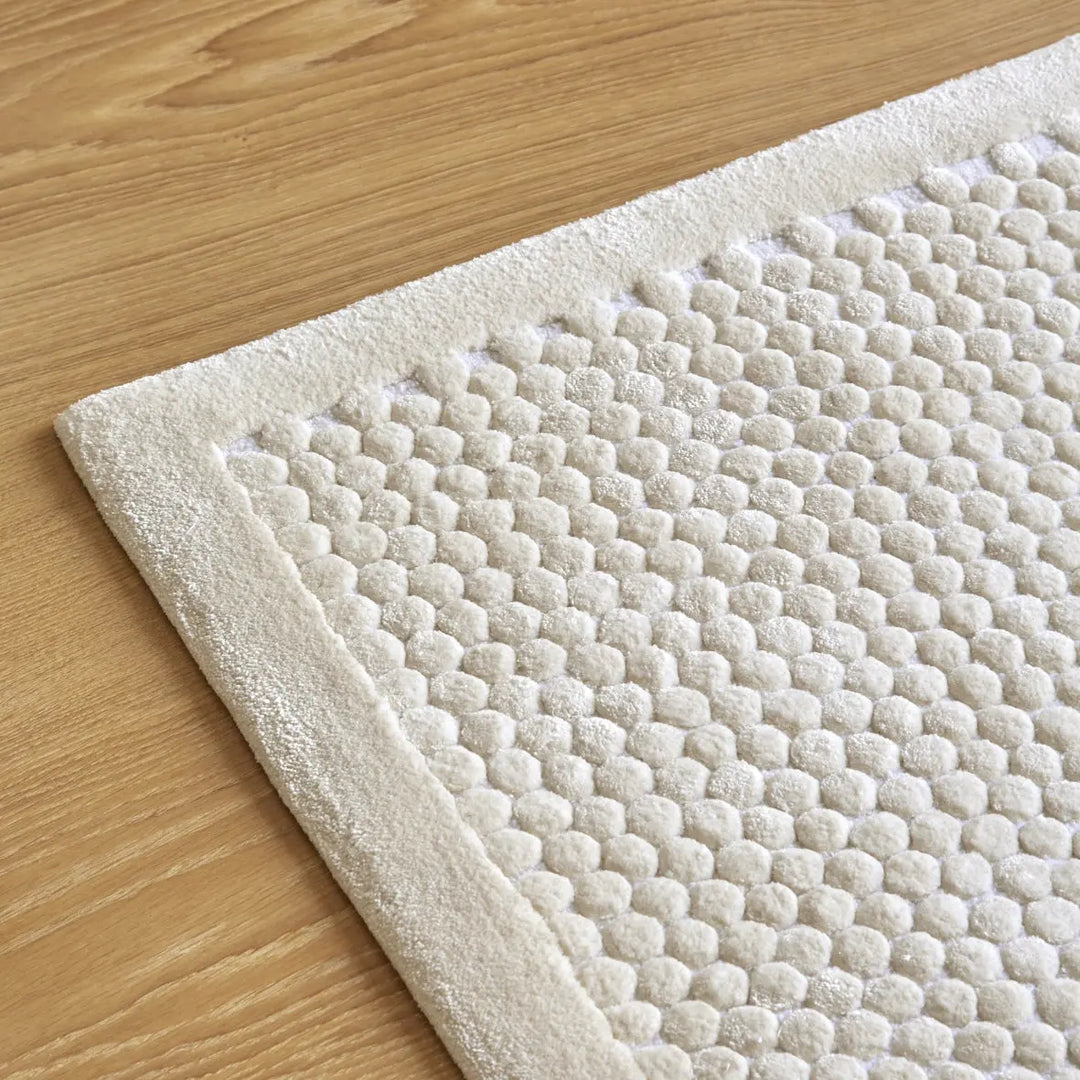 Royal collection hand tufted wool & bamboo rug-Nursery & Beyond-Blue Almonds-Blue Almonds-London-South Kensington