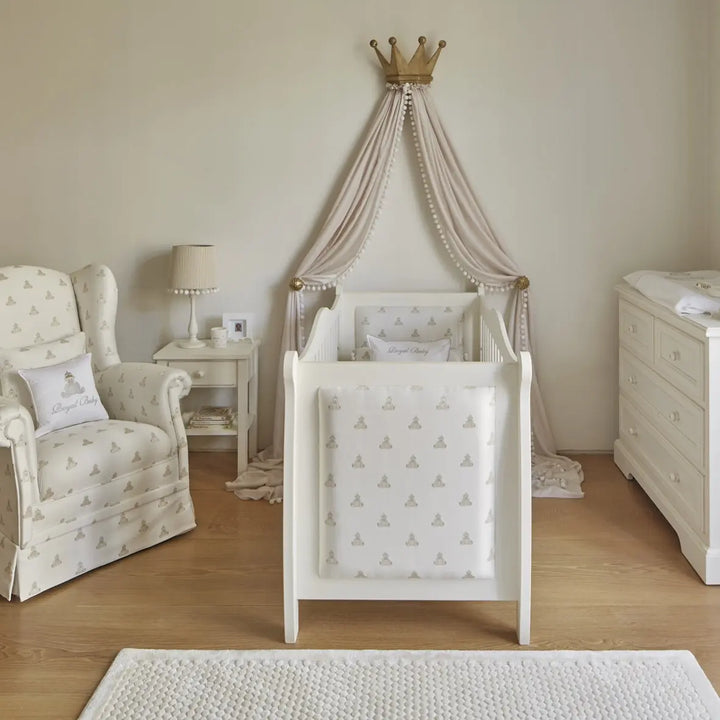 Royal collection hand tufted wool & bamboo rug-Nursery & Beyond-Blue Almonds-Blue Almonds-London-South Kensington
