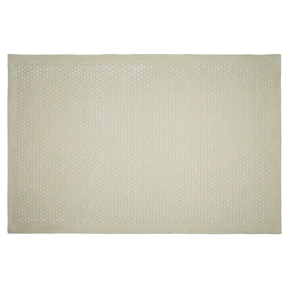 Royal collection hand tufted wool & bamboo rug-Nursery & Beyond-Blue Almonds-Blue Almonds-London-South Kensington