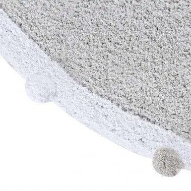 Washable cotton rug "bubbly" grey-Nursery & Beyond-Lorena Canals-Blue Almonds-London-South Kensington