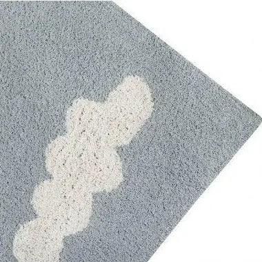 Washable cotton rug "clouds" grey-Nursery & Beyond-Lorena Canals-Blue Almonds-London-South Kensington