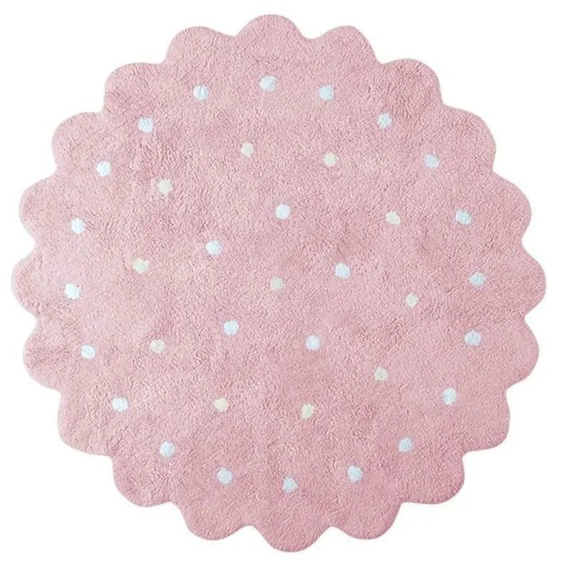 Cestino Baby Bubbly Lorena Canals - Cotone, Rosa Pastello, 30x30x30 Cm, Lavabile In Lavatrice - copertina