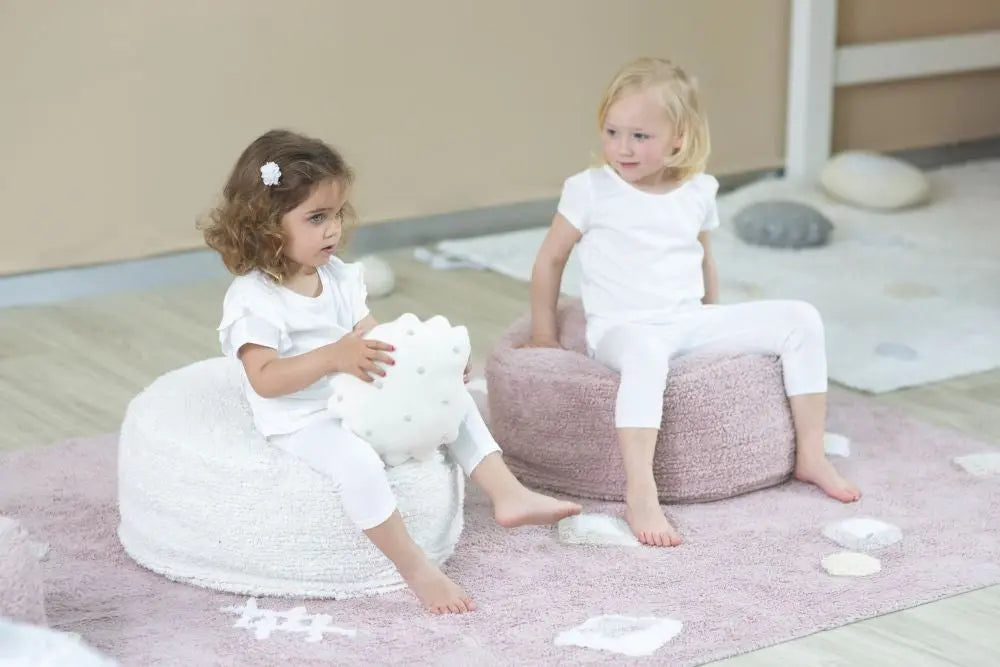 Washable cotton rug "noah"-Nursery & Beyond-Lorena Canals-Blue Almonds-London-South Kensington