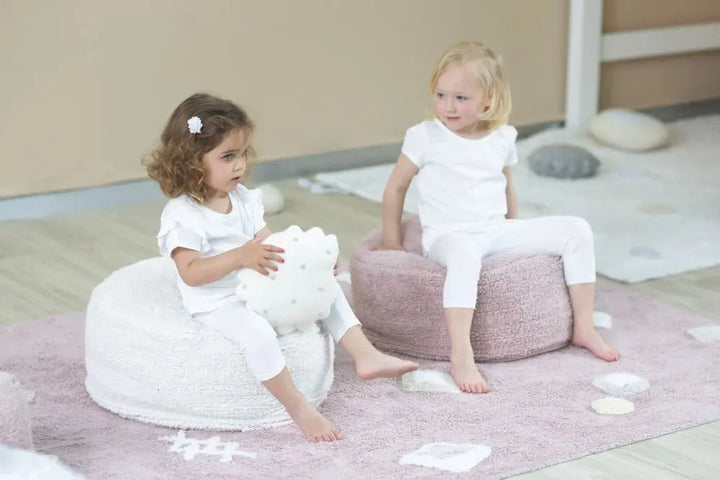 Washable cotton rug "noah"-Nursery & Beyond-Lorena Canals-Blue Almonds-London-South Kensington