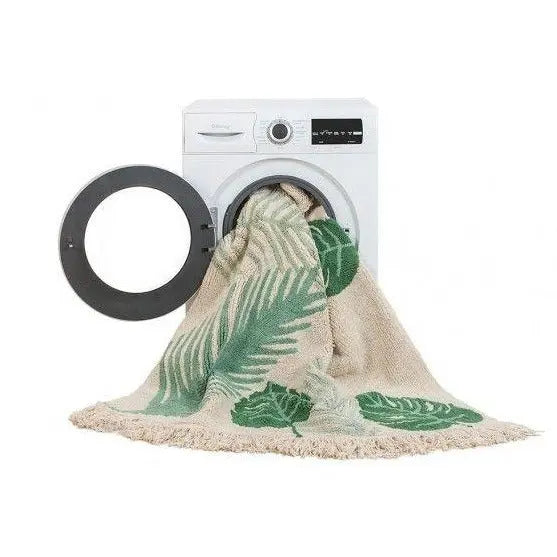 Washable cotton rug "tropical green"-Nursery & Beyond-Lorena Canals-Blue Almonds-London-South Kensington