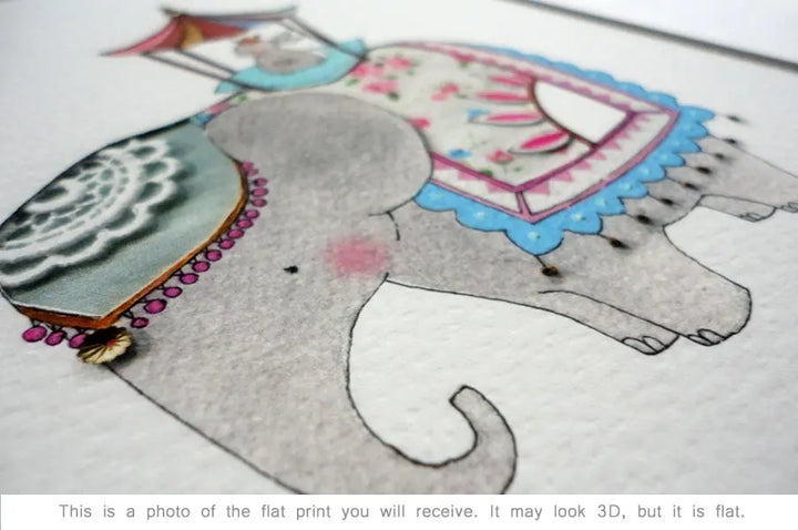 Picture set of 3 "royal princess"-Nursery art-Daisy & Bump-Blue Almonds-London-South Kensington