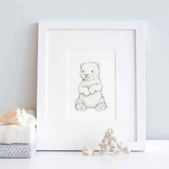 Picture set of 6 "arctic adventure"-Nursery art-Daisy & Bump-Blue Almonds-London-South Kensington