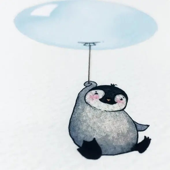 Picture set of 6 "arctic adventure"-Nursery art-Daisy & Bump-Blue Almonds-London-South Kensington