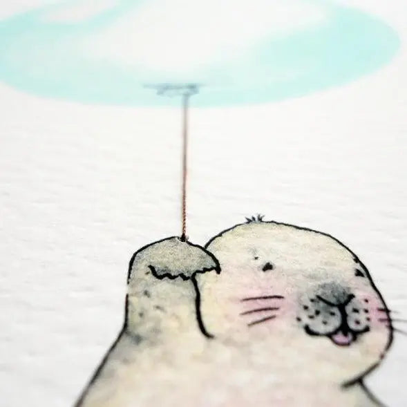 Picture set of 6 "arctic adventure"-Nursery art-Daisy & Bump-Blue Almonds-London-South Kensington