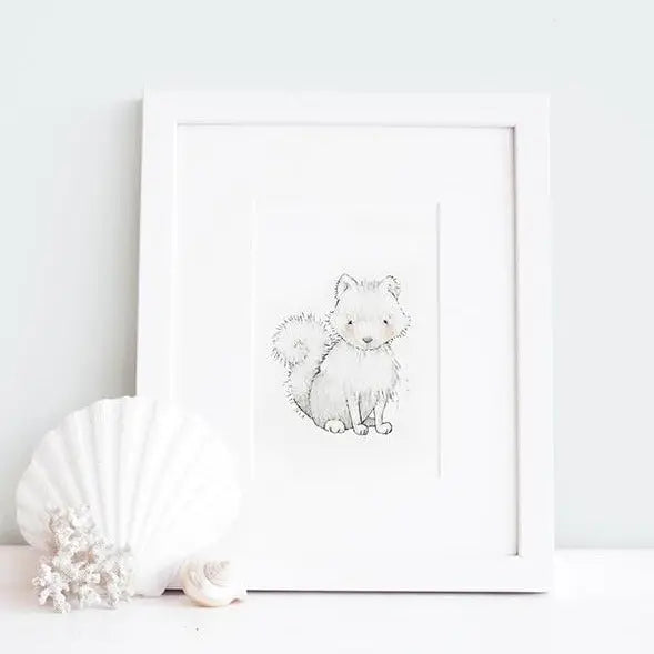 Picture set of 6 "frozen friends"-Nursery art-Daisy & Bump-Blue Almonds-London-South Kensington