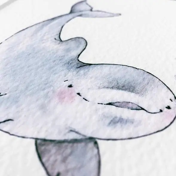 Picture set of 6 "ocean expedition"-Nursery art-Daisy & Bump-Blue Almonds-London-South Kensington