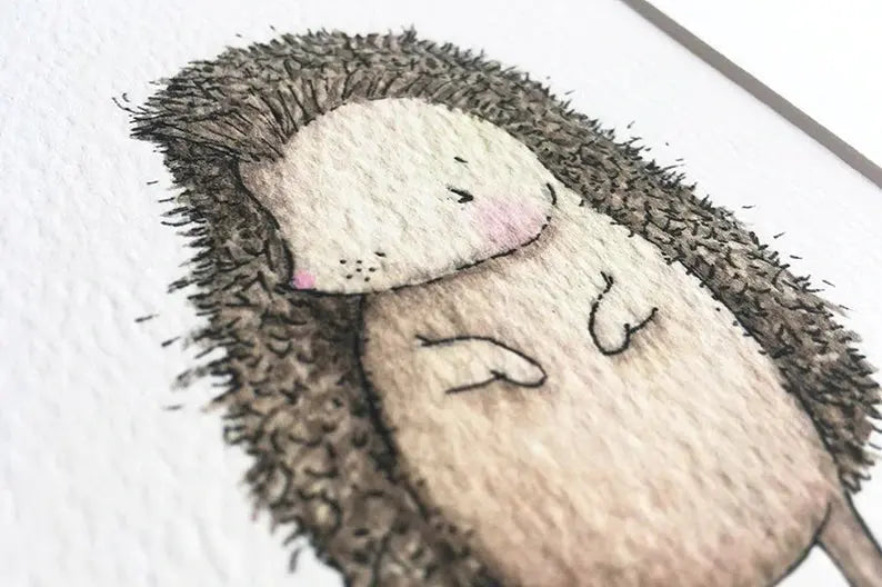 Picture set of 6 "woodland babies"-Nursery art-Daisy & Bump-Blue Almonds-London-South Kensington