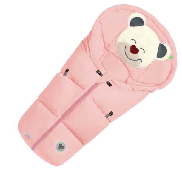 Winter Car Seat Cover pastel pink-Pushchair accessories-Odenwaelder-Blue Almonds-London-South Kensington