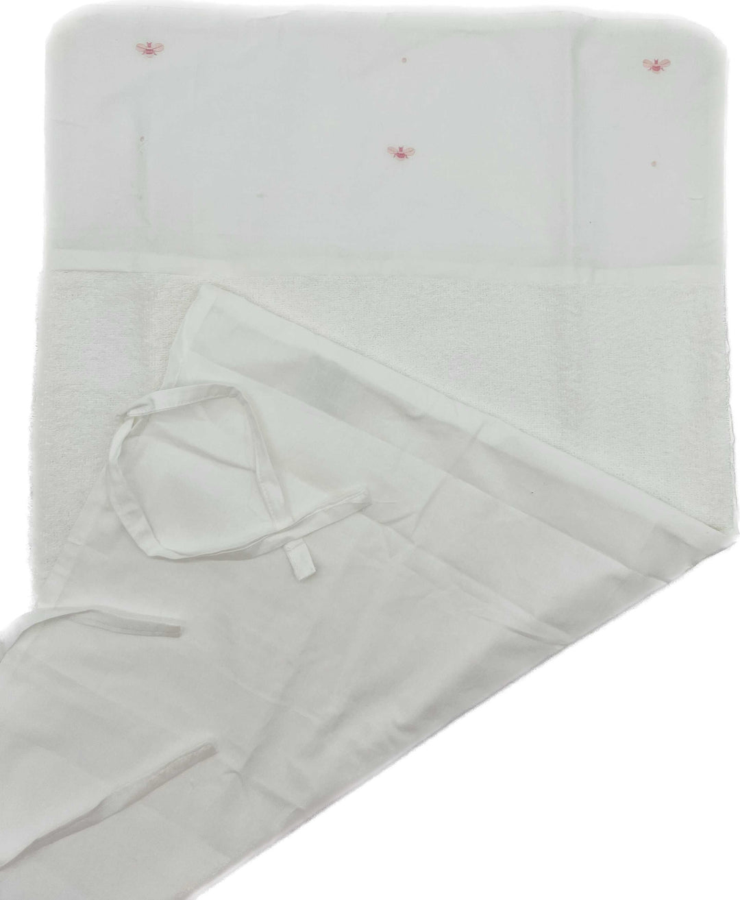 Changing mat cover Pink "baby bees"-Sleeping bags & changing mats-Gordonsbury-Blue Almonds-London-South Kensington