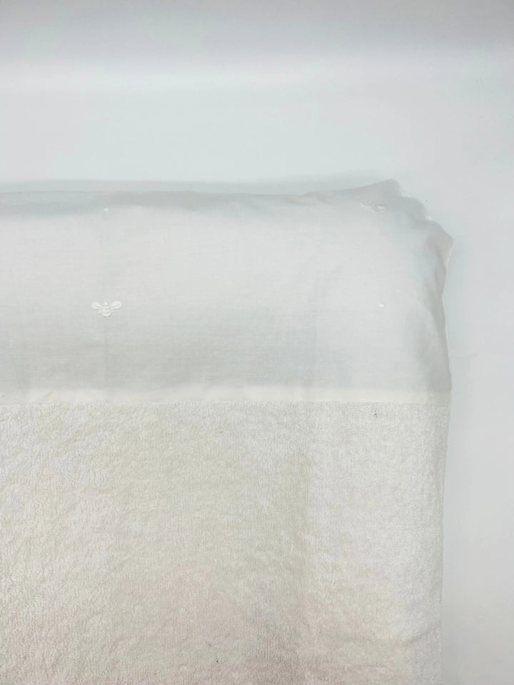 Changing mat cover "baby bees" white-Sleeping bags & changing mats-Gordonsbury-Blue Almonds-London-South Kensington
