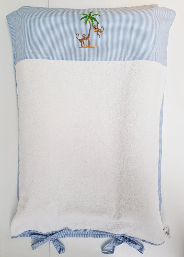 Changing mat cover "safari" blue-Sleeping bags & changing mats-Gordonsbury-Blue Almonds-London-South Kensington
