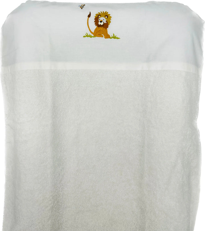 Changing mat cover "safari" white-Sleeping bags & changing mats-Gordonsbury-Blue Almonds-London-South Kensington