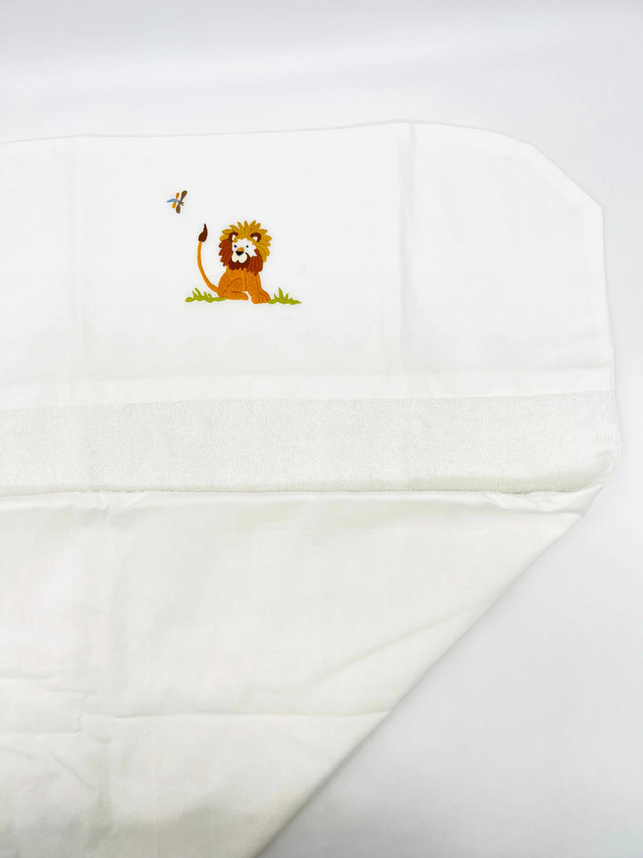 Changing mat cover "safari" white-Sleeping bags & changing mats-Gordonsbury-Blue Almonds-London-South Kensington