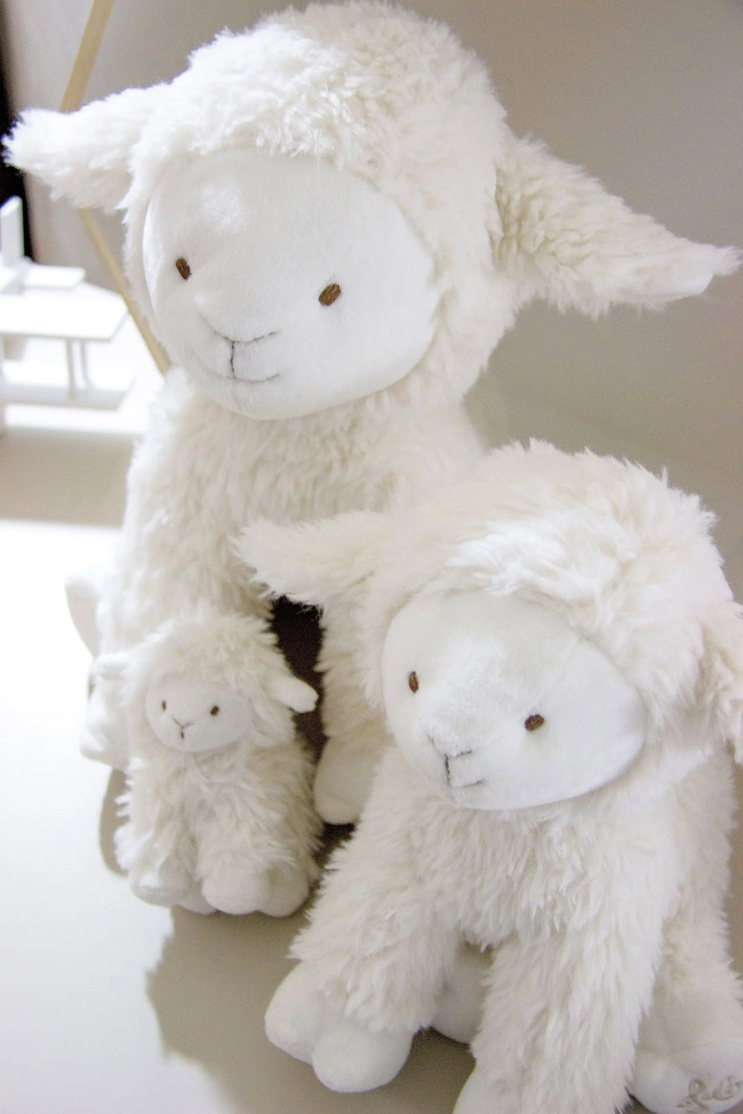 Large sheep ivory-Soft toys & musicals-Tartine et Chocolat-Blue Almonds-London-South Kensington