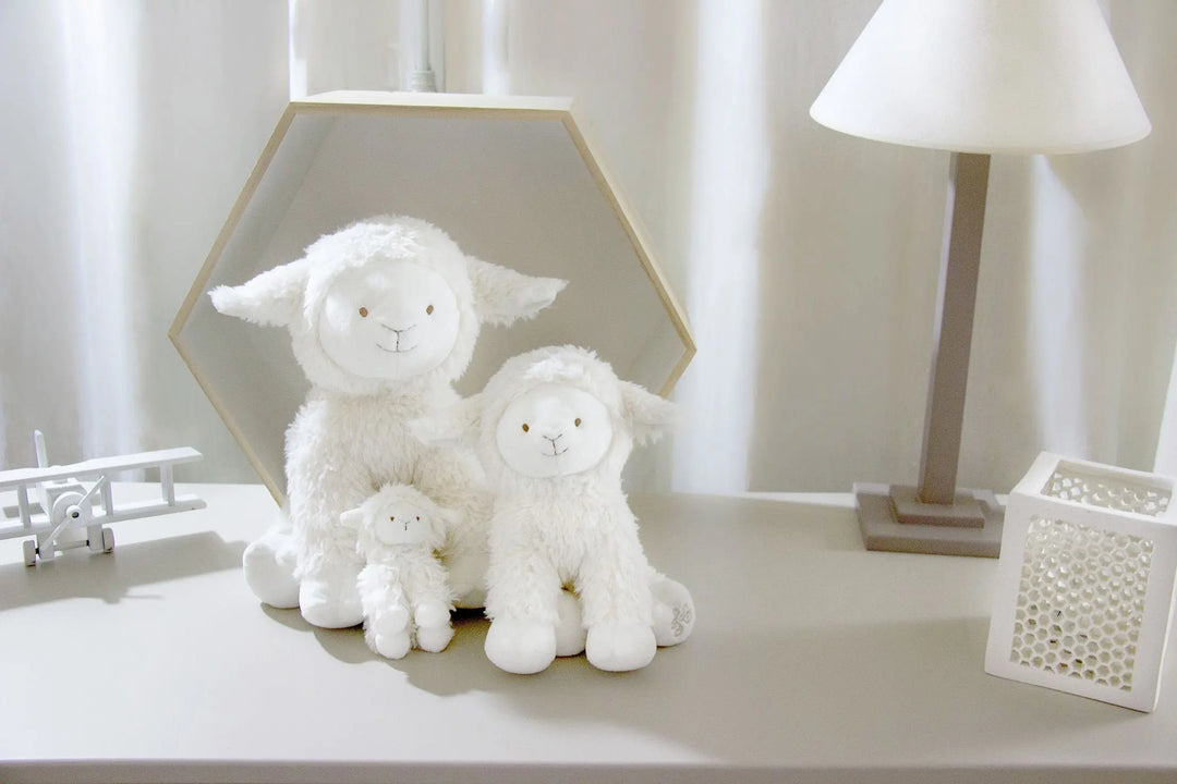 Large sheep ivory-Soft toys & musicals-Tartine et Chocolat-Blue Almonds-London-South Kensington