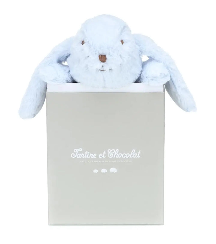 Medium bunny blue-Soft toys & musicals-Tartine et Chocolat-Blue Almonds-London-South Kensington