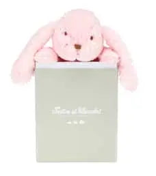 Medium bunny pink-Soft toys & musicals-Tartine et Chocolat-Blue Almonds-London-South Kensington