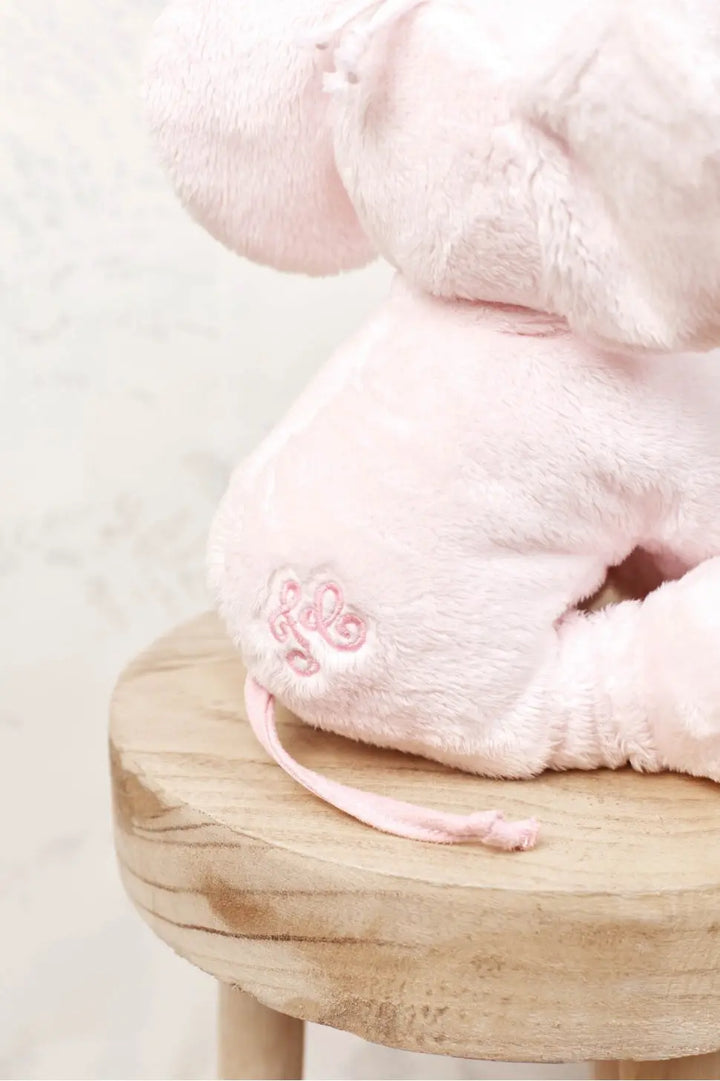 Medium elephant pink-Soft toys & musicals-Tartine et Chocolat-Blue Almonds-London-South Kensington