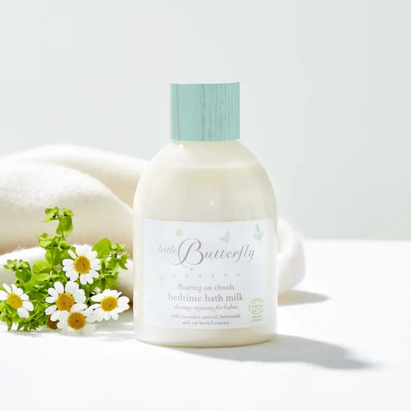 Baby bedtime bath milk-Toiletries & baby brushes-Little Butterfly-Blue Almonds-London-South Kensington