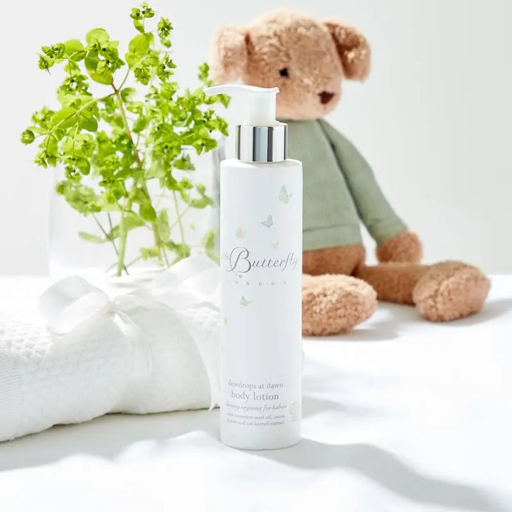 Baby body lotion-Toiletries & baby brushes-Little Butterfly-Blue Almonds-London-South Kensington