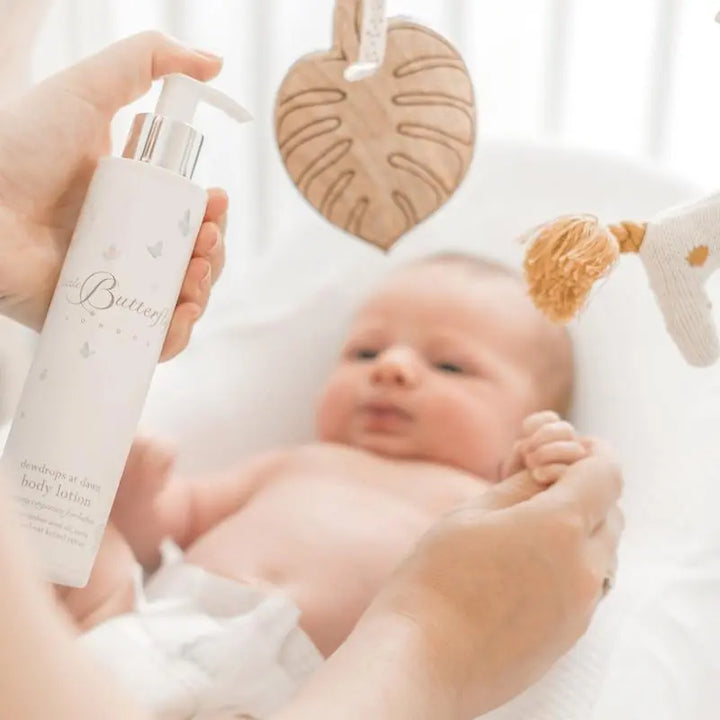 Baby body lotion-Toiletries & baby brushes-Little Butterfly-Blue Almonds-London-South Kensington