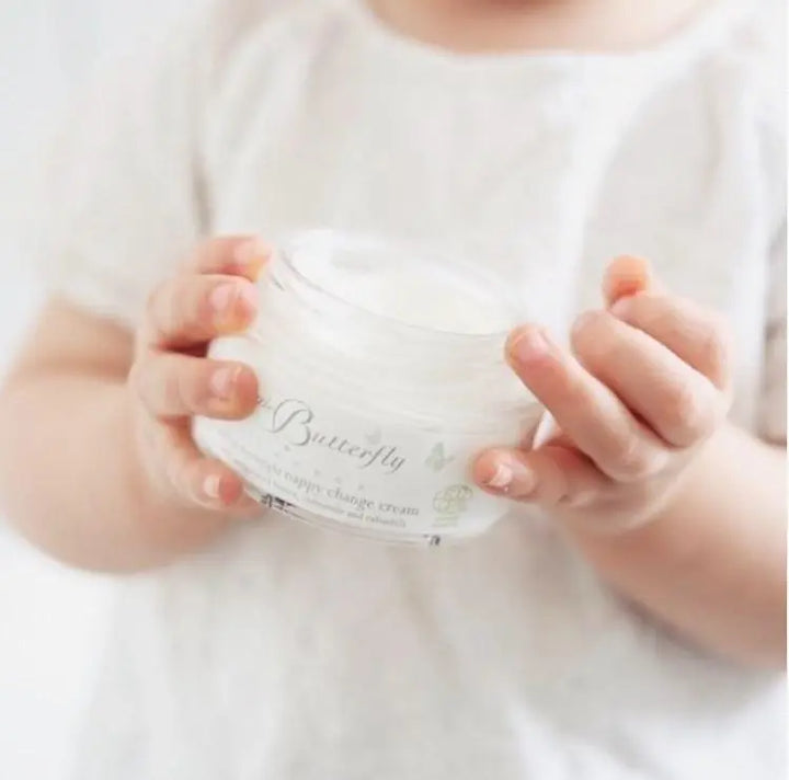 Baby nappy cream-Toiletries & baby brushes-Little Butterfly-Blue Almonds-London-South Kensington
